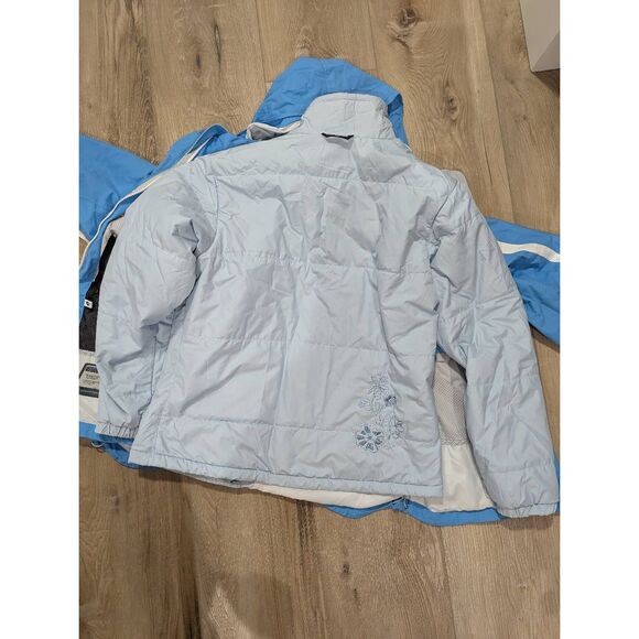 Columbia XCO Women’s Large Interchange 3-in-1 Jacket – Blue – Removable Hood – E - Picture 11 of 16